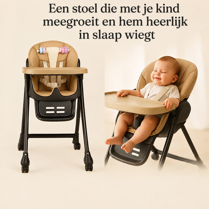 Meegroeiende Kinderstoel – Van Baby tot Peuter
