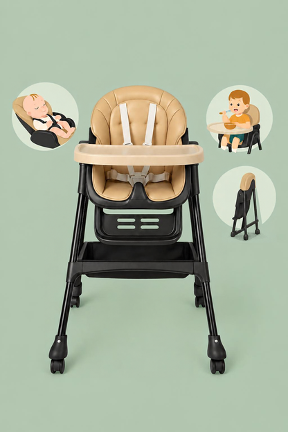 Meegroeiende Kinderstoel – Van Baby tot Peuter