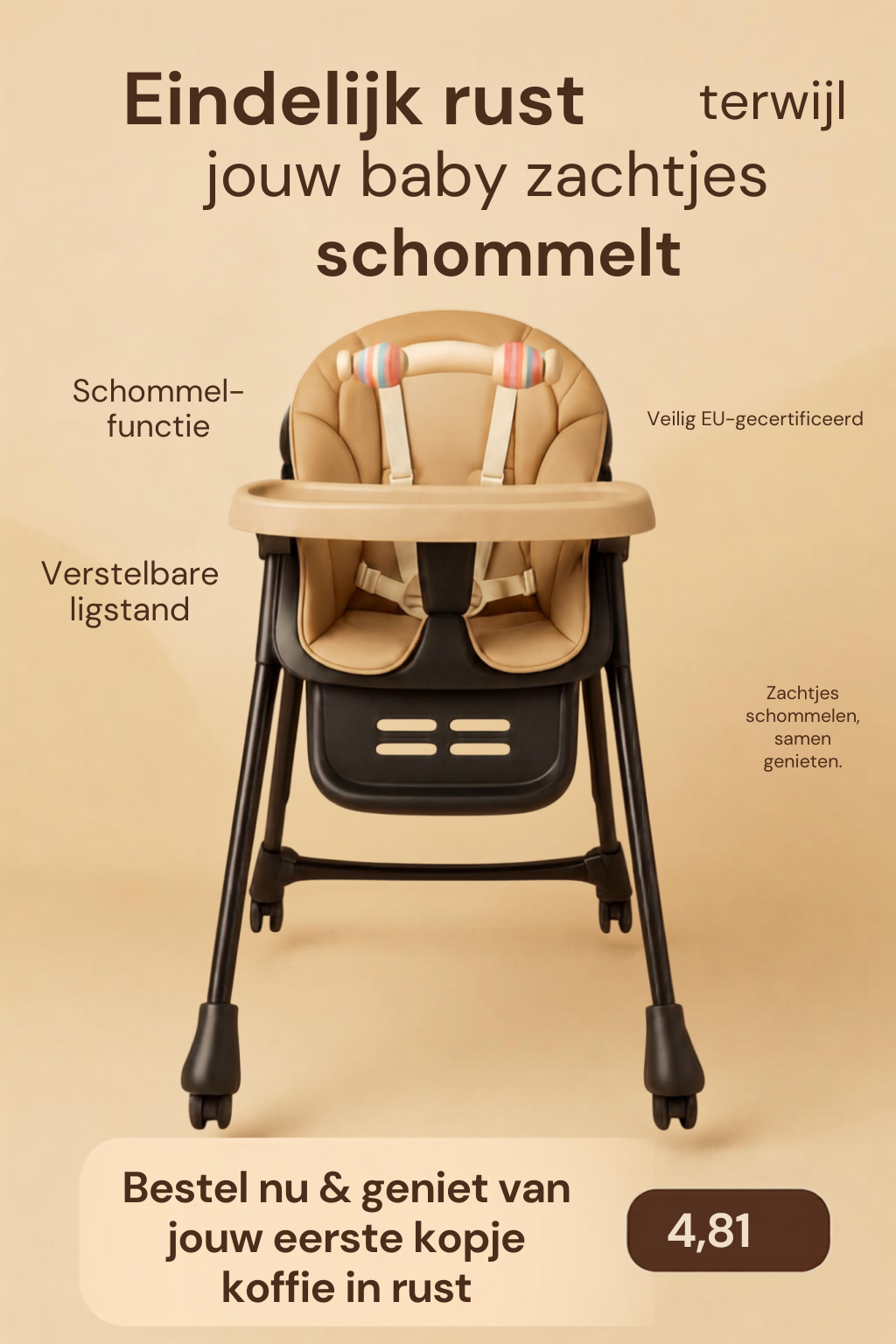 Meegroeiende Kinderstoel – Van Baby tot Peuter