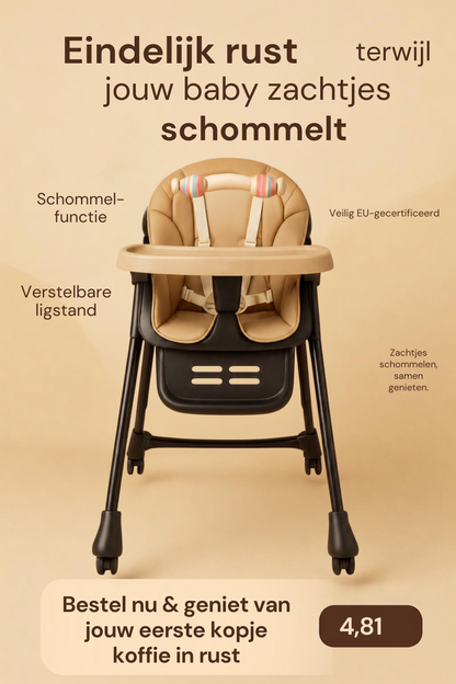Meegroeiende Kinderstoel – Van Baby tot Peuter