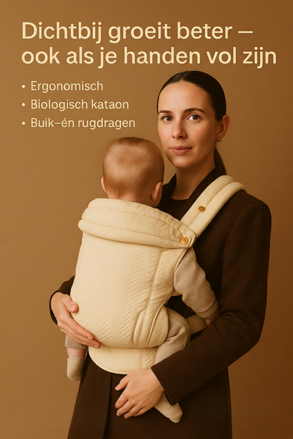 Draagzak comfort en verbondenheid, vanaf het allereerste moment.